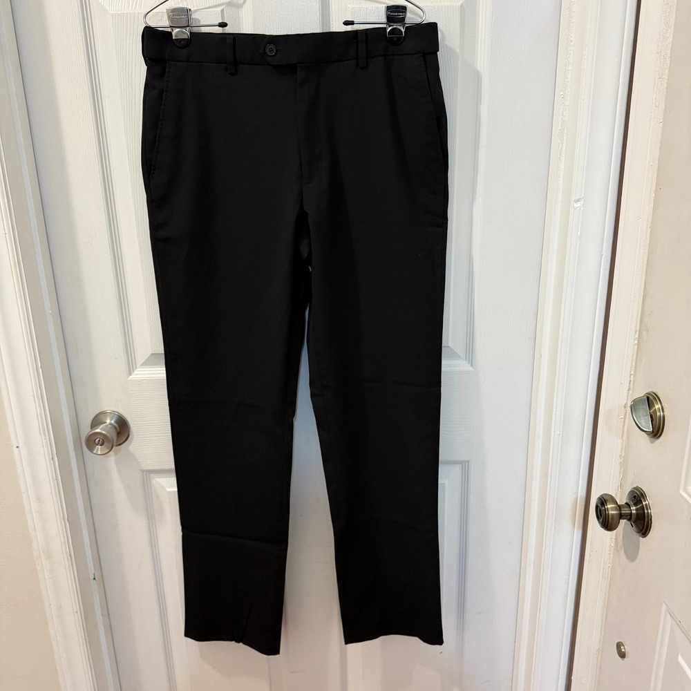 Murphy & Hartelius MH Mens 34R Pilot Aviation Uniform‎ Black Dress Pants Wool